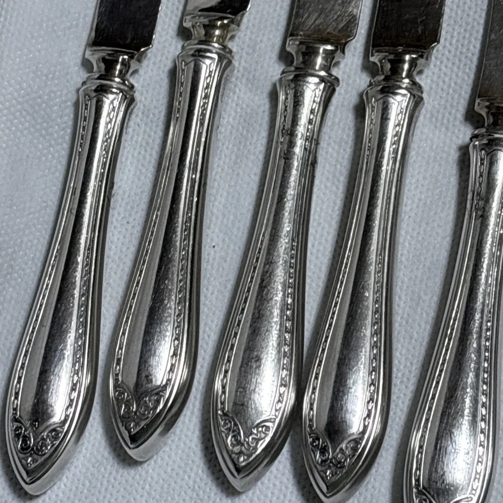Oneida Community Silverplate 1910 Fruit Grapefruit Knives Knife Set 6